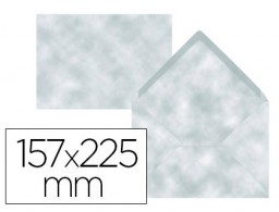 9 sobres Liderpapel 1157x225mm. offset 80g/m² color azul pergamino
